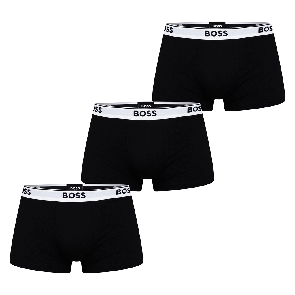 Hugo Boss 3 Pack Power Boxer Shorts - Black/Wht 994